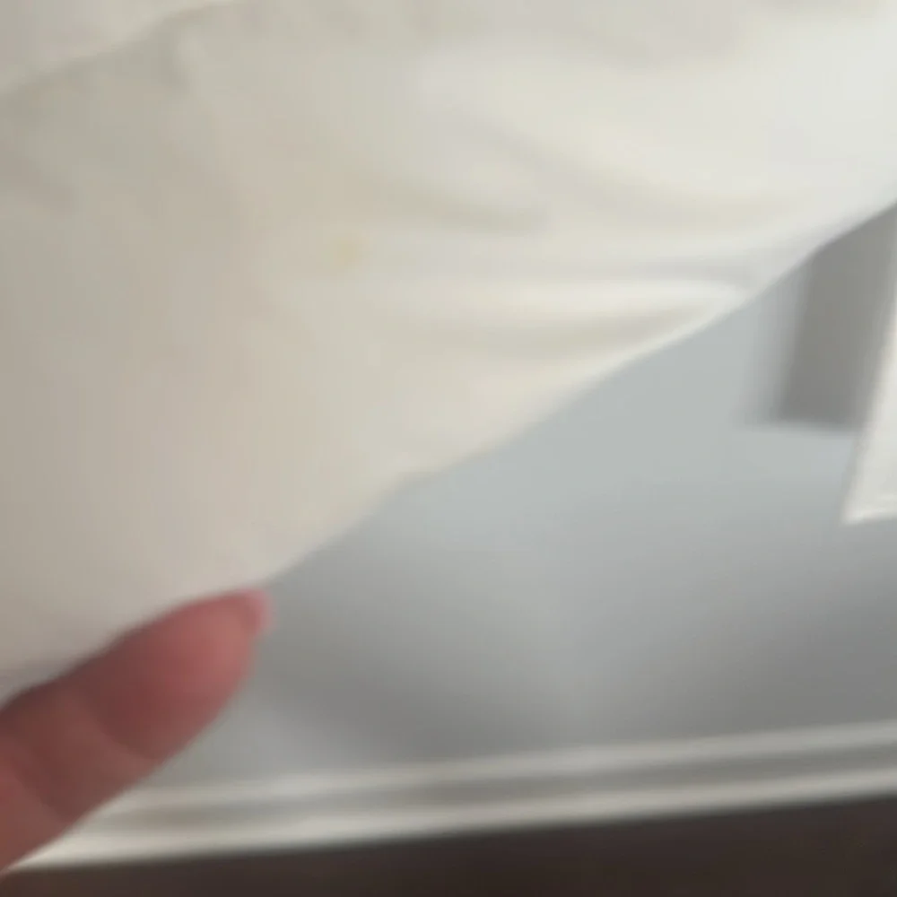 GORGEOUS MACKAGE goose down white wrap jacket S - Picture 16 of 17